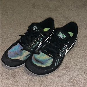 Nike Men Free 5.0 Flash Black, Silver